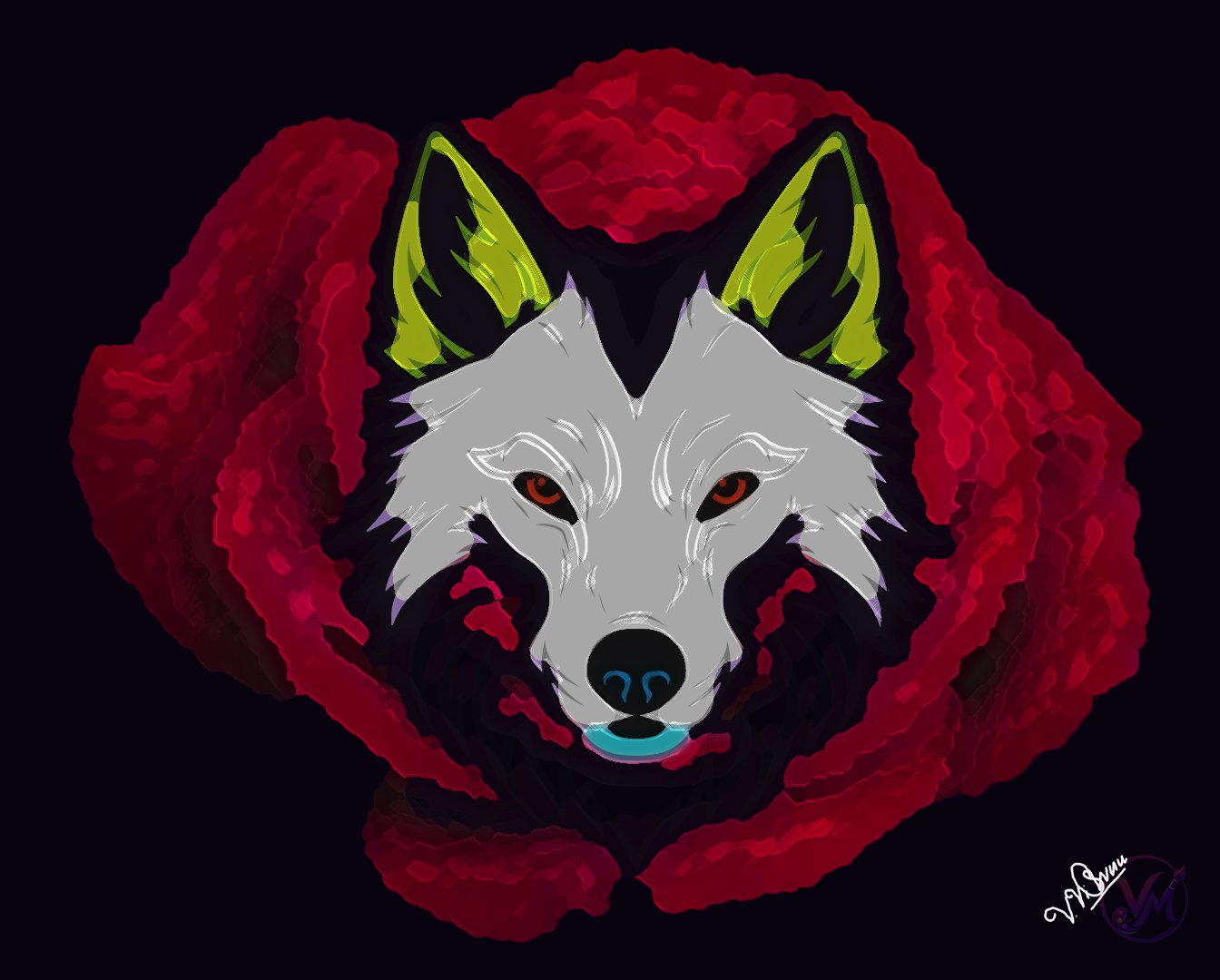 Wolf — Original Art by Vishnu Muthu